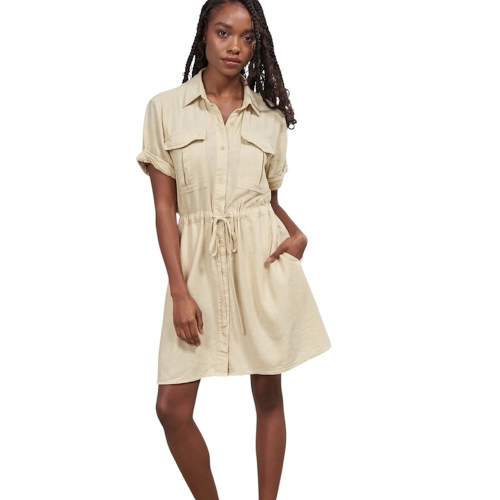 United by Blue Linen Field Guide Shirt Dress